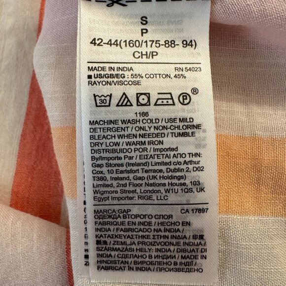 GAP Relaxed Drapery Striped T-Shirt, Womens Size Small - Picture 4 of 5